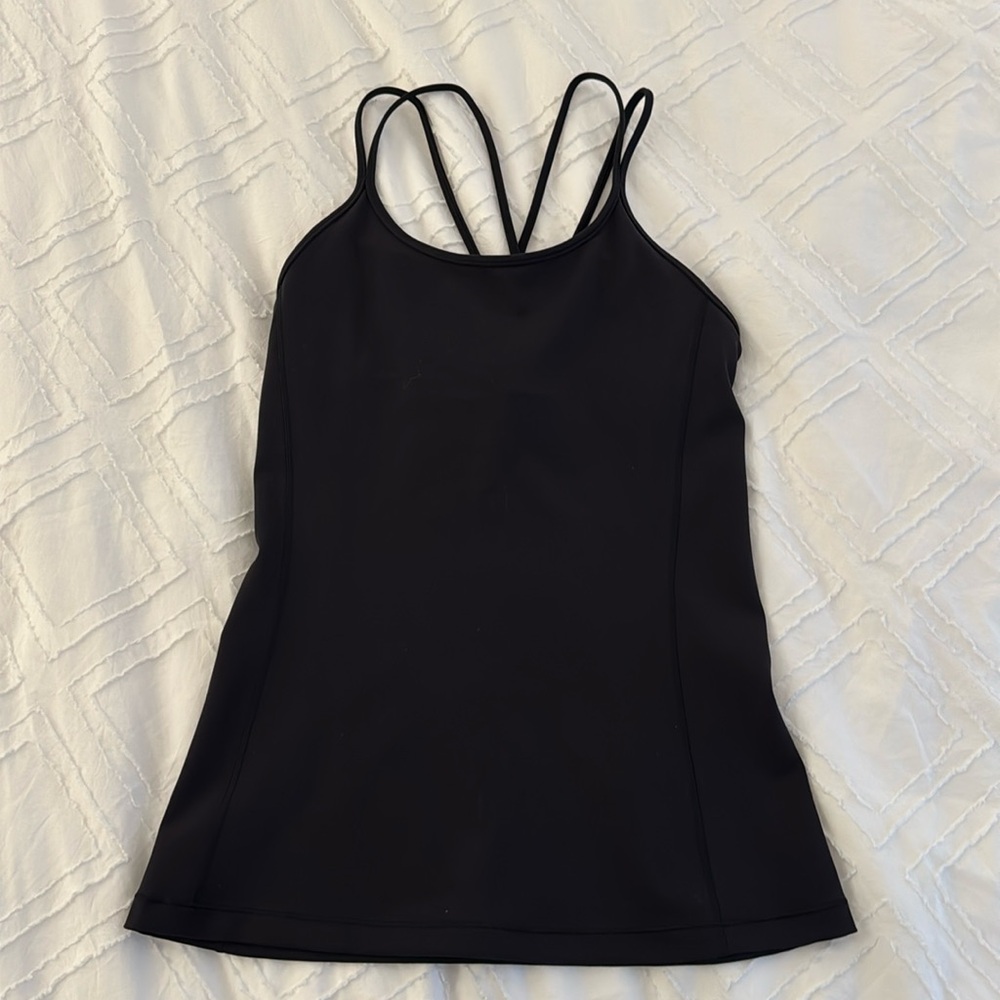 lululemon athletica Black Tank Top